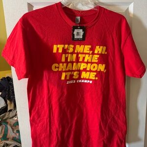 Men’s Large Kansas City Chiefs 2023 Champs Tee